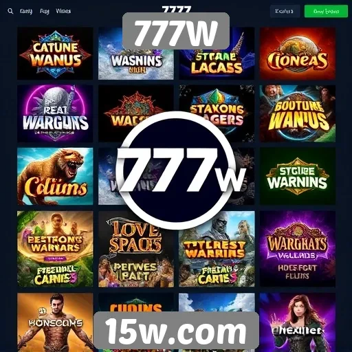 Análise da oferta de jogos no site 777W